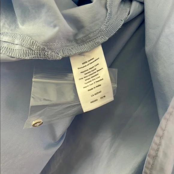 Talbots|Light Blue Tunic with Ribbon Details sz Large - Picture 7 of 7